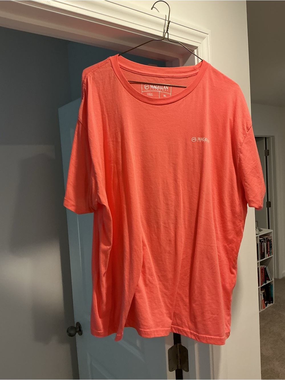 Magellan Outdoors Short-Sleeve Tee in Coral Pink